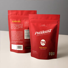 ProBoost Thymic Protein A packets arranged on a desk for easy daily use.
