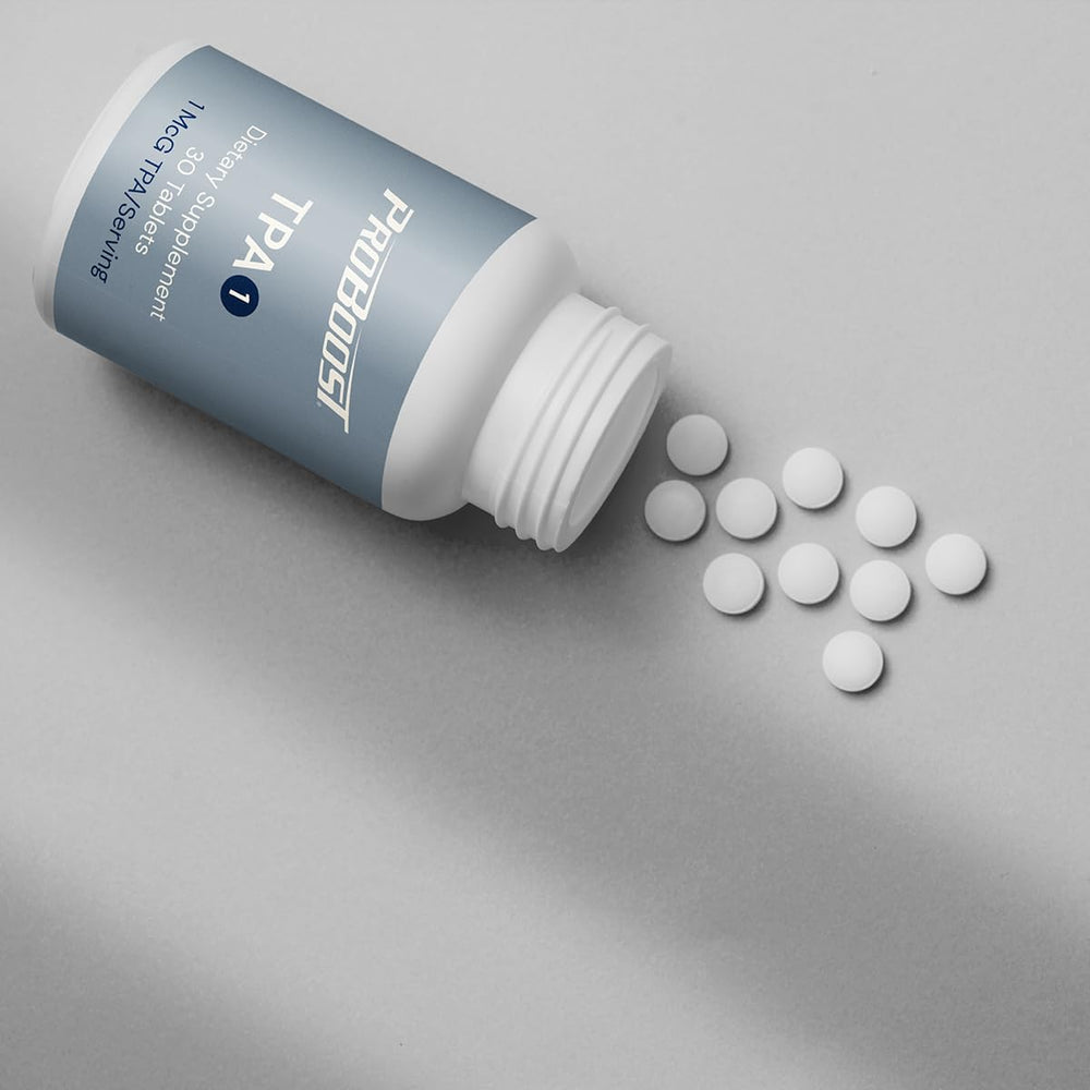 ProBoost Thymic Protein A Tablets dissolving under the tongue for quick absorption.