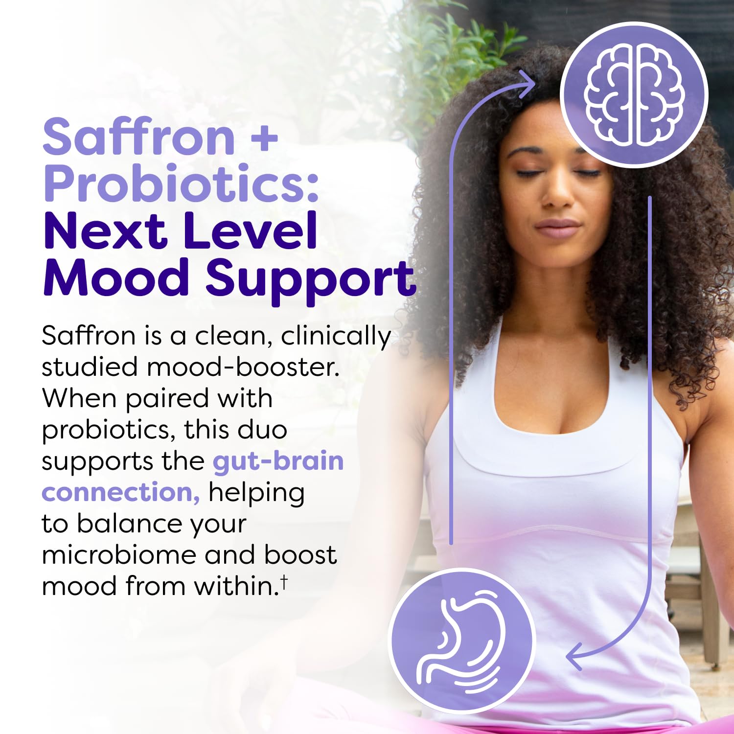 Capsules inside the bottle ready for daily use and mood support.