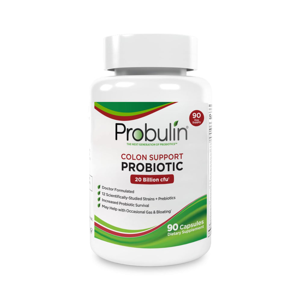 Probulin product shot suggesting simple nightly routine before bed.