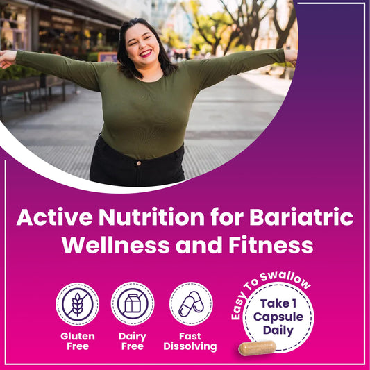 ProCare Health label shows iron and B12 content for energy support