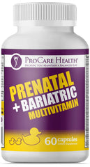 ProCare Health prenatal bariatric multivitamin bottle pour supports convenient post-surgery nutrition