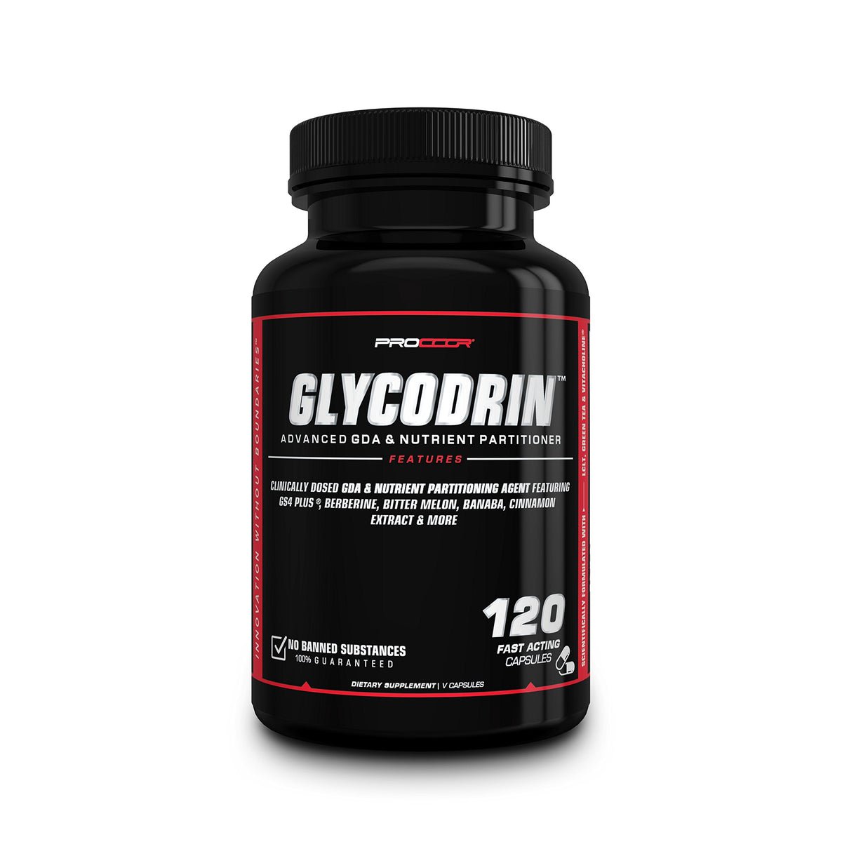 PROCCOR Glycodrin berberine capsules on a white surface for daily energy balance