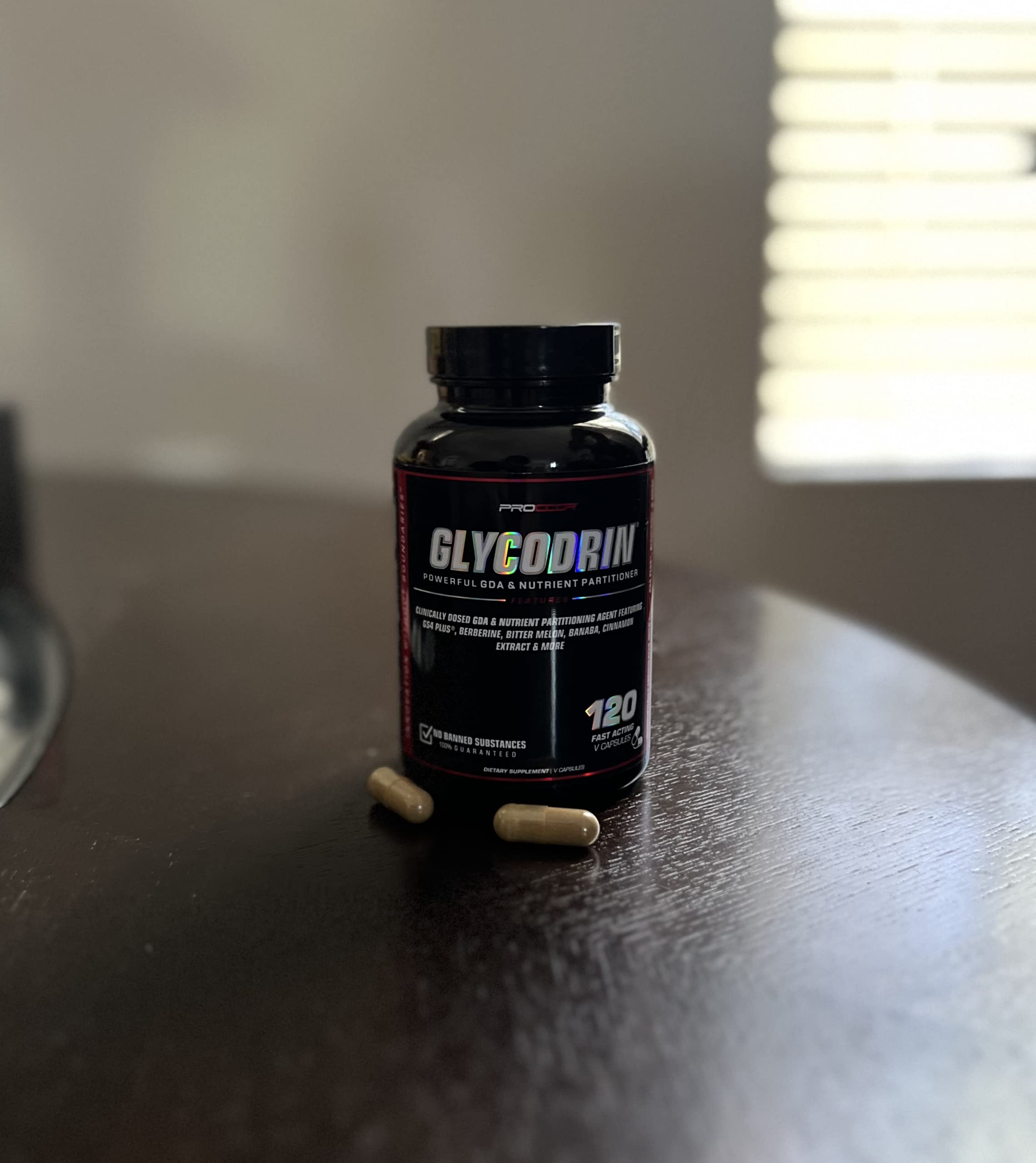 PROCCOR Glycodrin vegan gelatin-free bottle for cruelty-free use