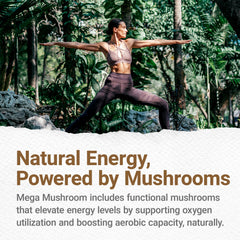 Procera Mega Mushroom brain graph suggests mental clarity benefits.