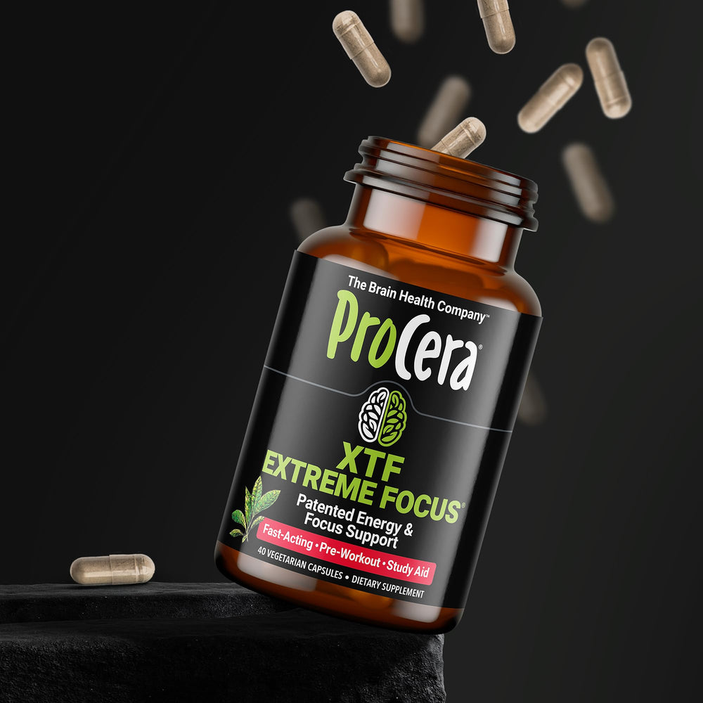 Procera XTF study desk setup captures ready-to-use cognitive boost for exams.