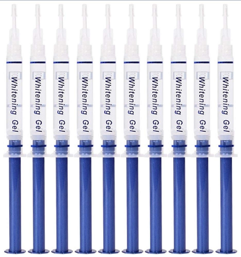 ProDental teeth whitening syringe showing precise at-home application for a brighter smile