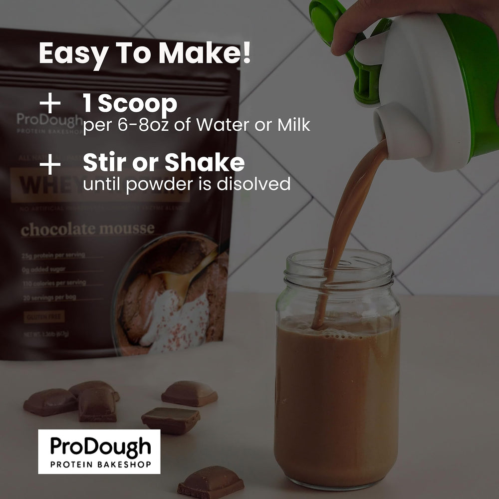 ProDough gluten-free label signals diet compatibility and clean ingredients.