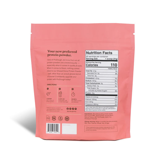 ProDough gourmet flavors variety for daily protein variety