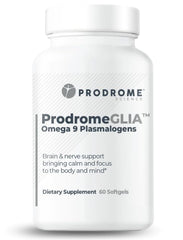 ProdromeGlia bottle of softgels offers convenient daily brain support.