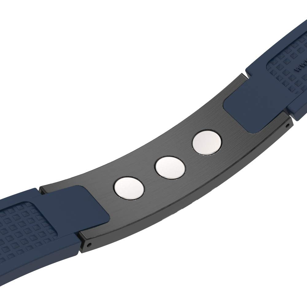 PROEXL Best Sports Golf Magnetic Bracelet - blue strap during workouts.