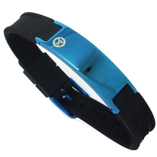PROEXL Sports Golf Magnetic Bracelet blue faceplate highlights durable polished finish