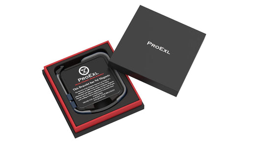 PROEXL Sports Golf Magnetic Bracelet gray strap view highlighting comfort and adjustable fit