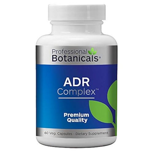 Professional Botanicals Adrenal Complex bottle ready for daily energy support