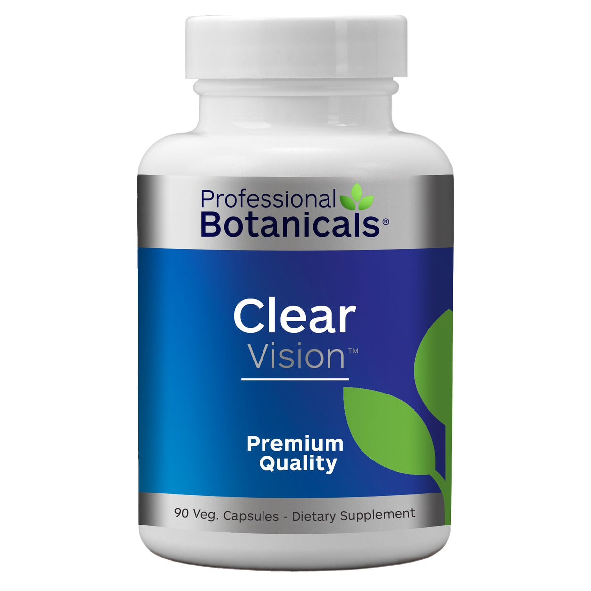 Professional Botanicals Clear Vision bottle for daily eye health support.