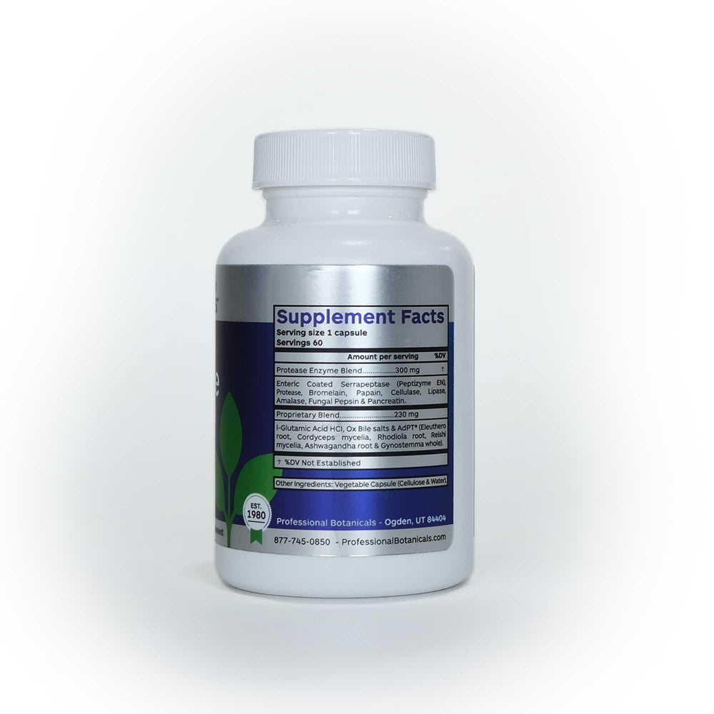 DI-AIDE Enzymes capsule close-up, a simple daily supplement for digestion.