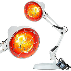 Profey infrared heat lamp on a sturdy stand delivering targeted warmth