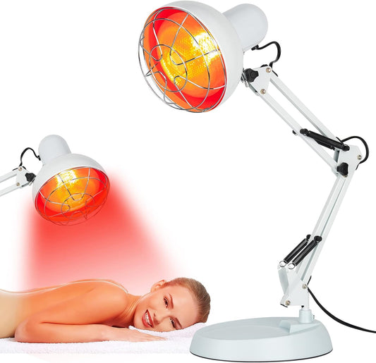 Profey red light therapy lamp base enables stable full-body warming.
