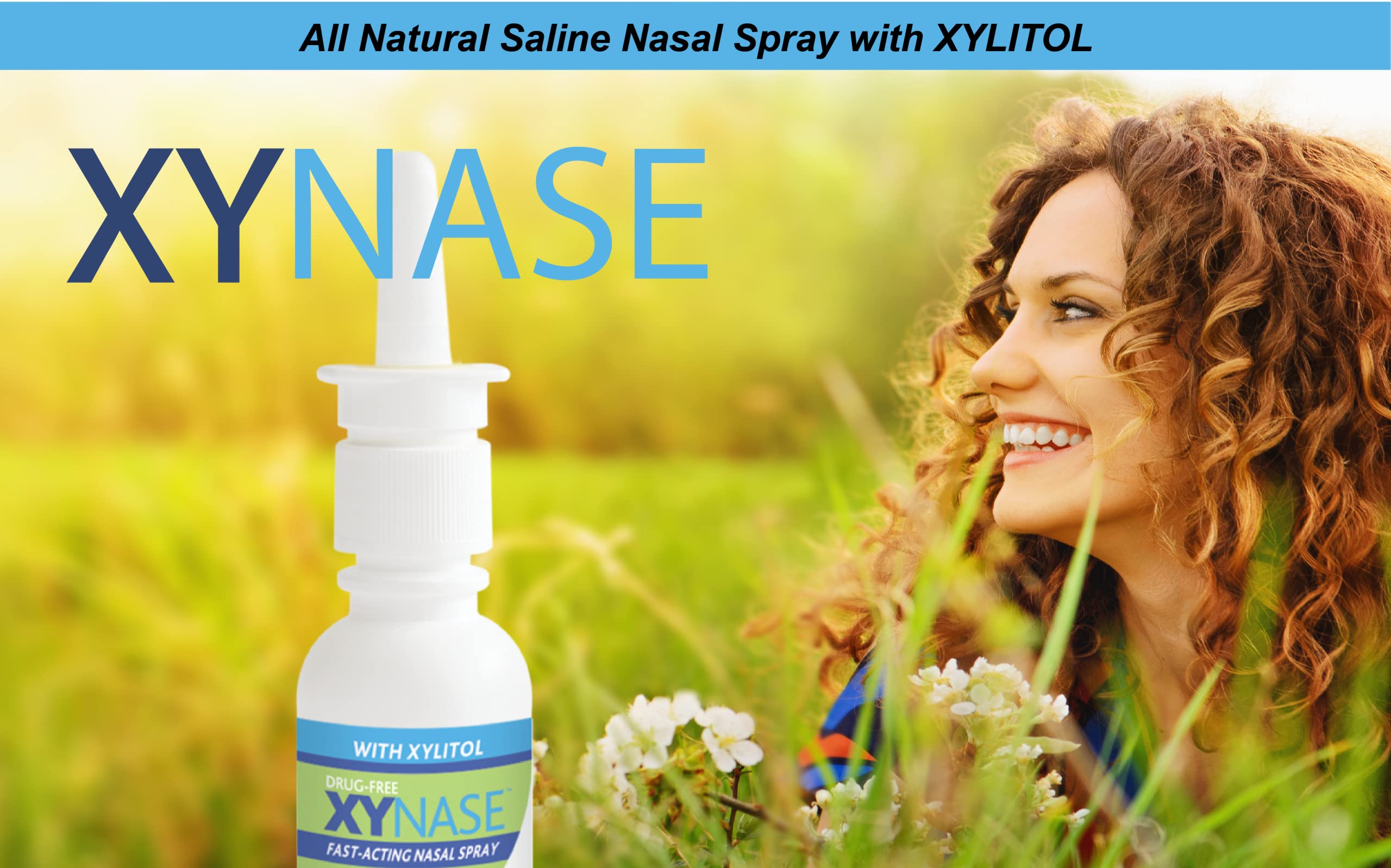 Profounda Xynase 0.75 oz bottle with clear mist for gentle application.