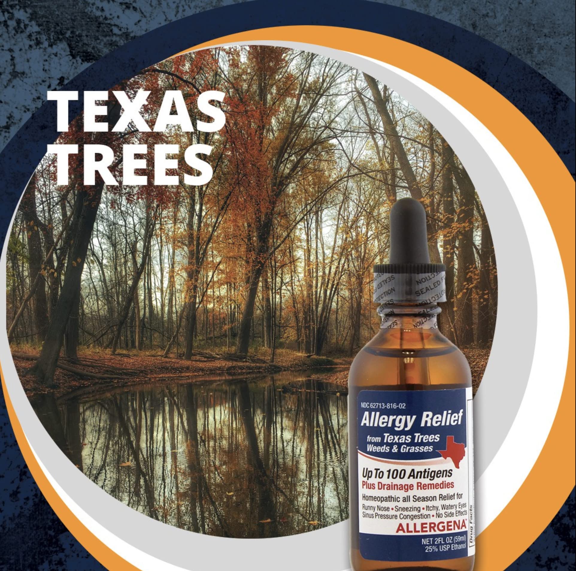 PROGENA Texas Trees dosage dropper for precise sublingual use.