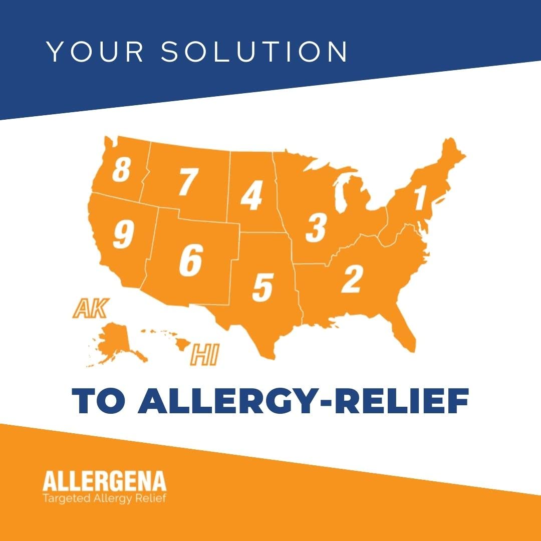 PROGENA Allergena Texas Trees US-made, cGMP certified quality.