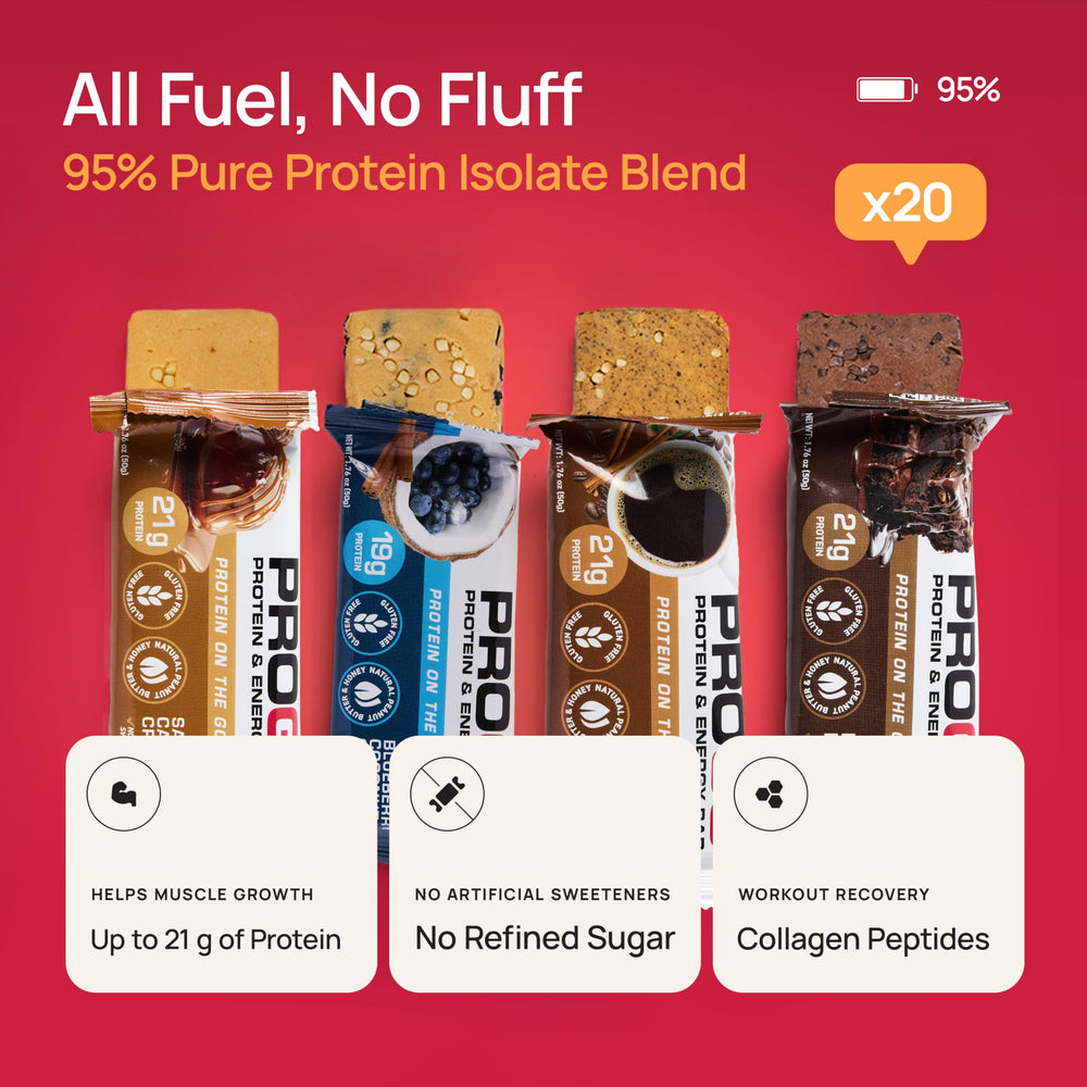 ProGo collagen blend indicator accompanies protein mix for versatility.