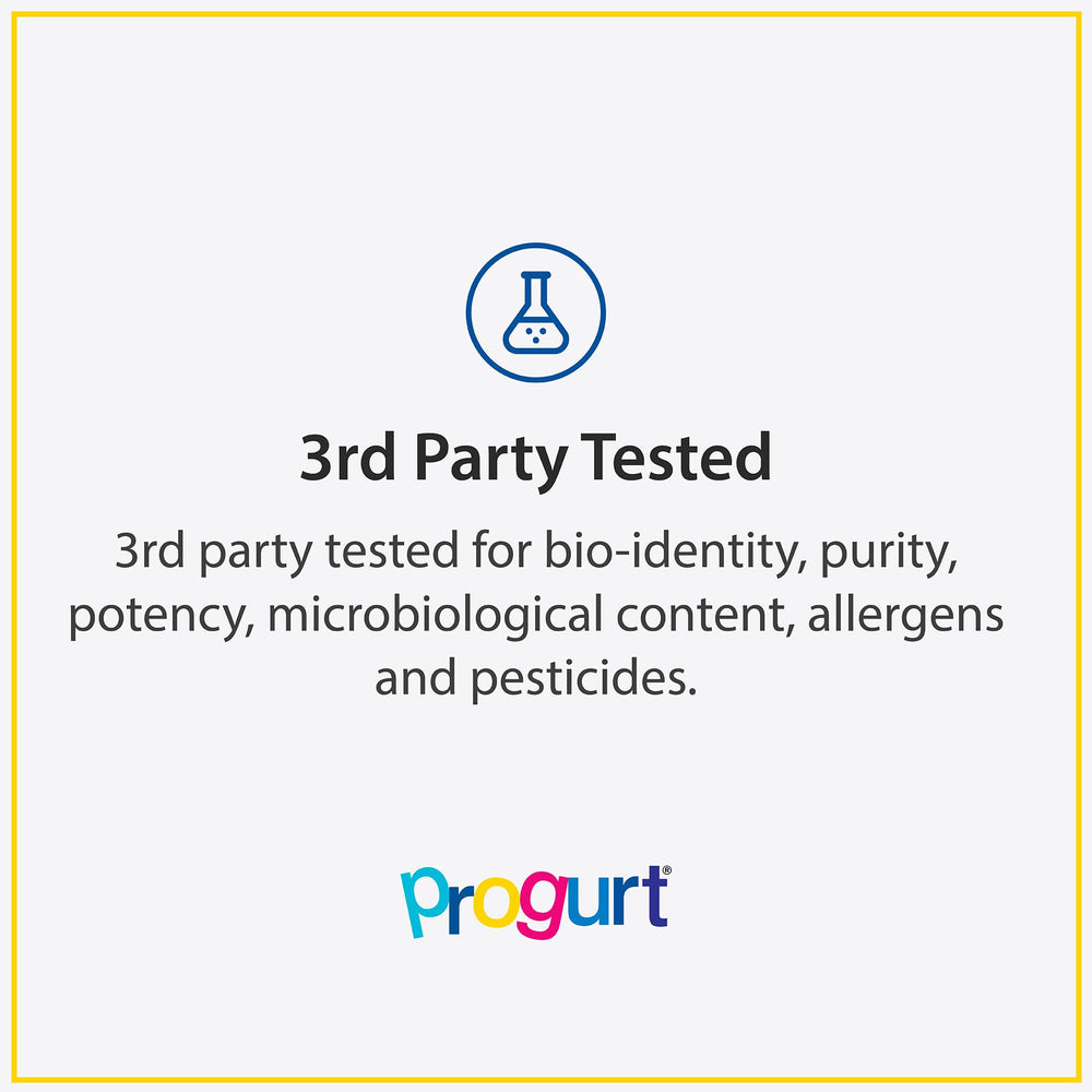PROGURT human probiotic isolates illustration emphasizes gut-compatible strains for efficient colonization.