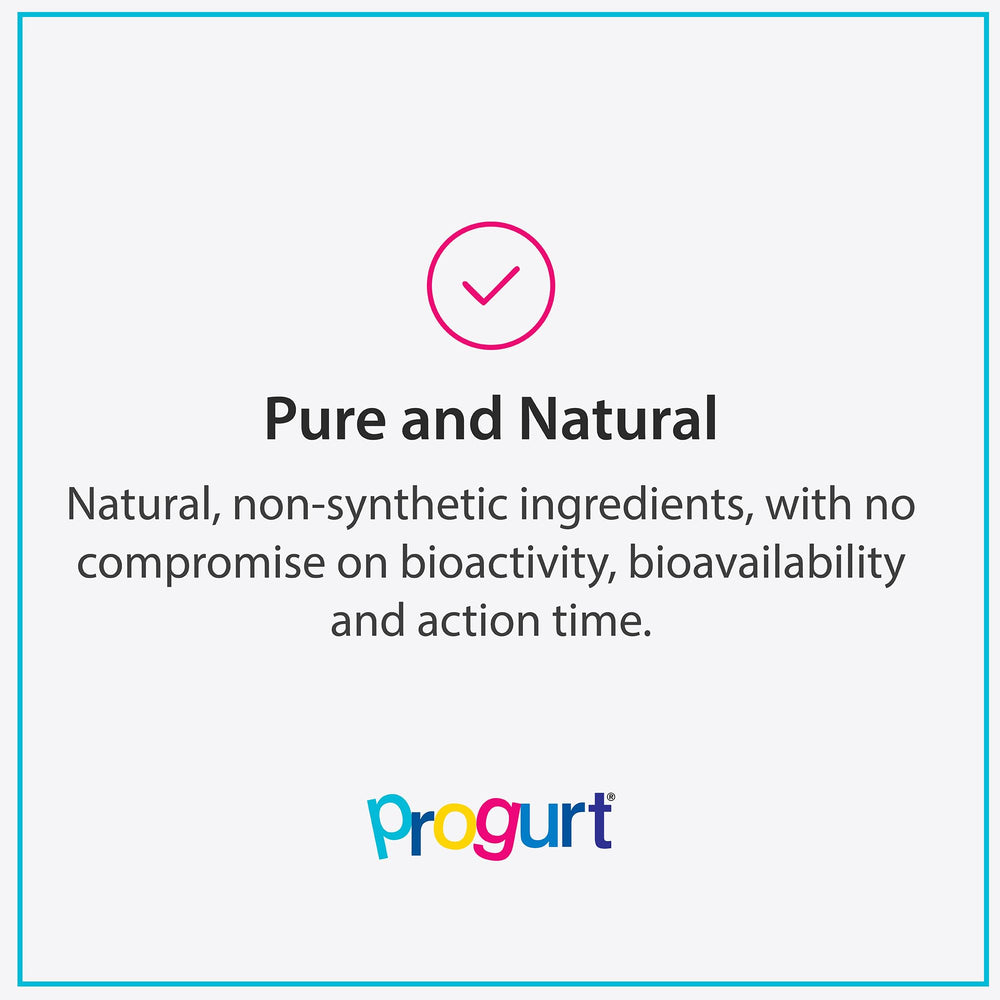 PROGURT powder dissolving in water image highlights fast, flavor-neutral probiotic drink creation.