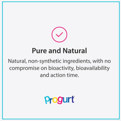 PROGURT powder dissolving in water image highlights fast, flavor-neutral probiotic drink creation.