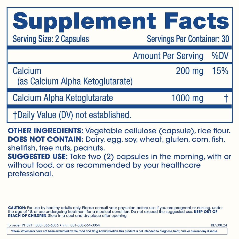 ProHealth Ca AKG third-party lab results verifying product purity