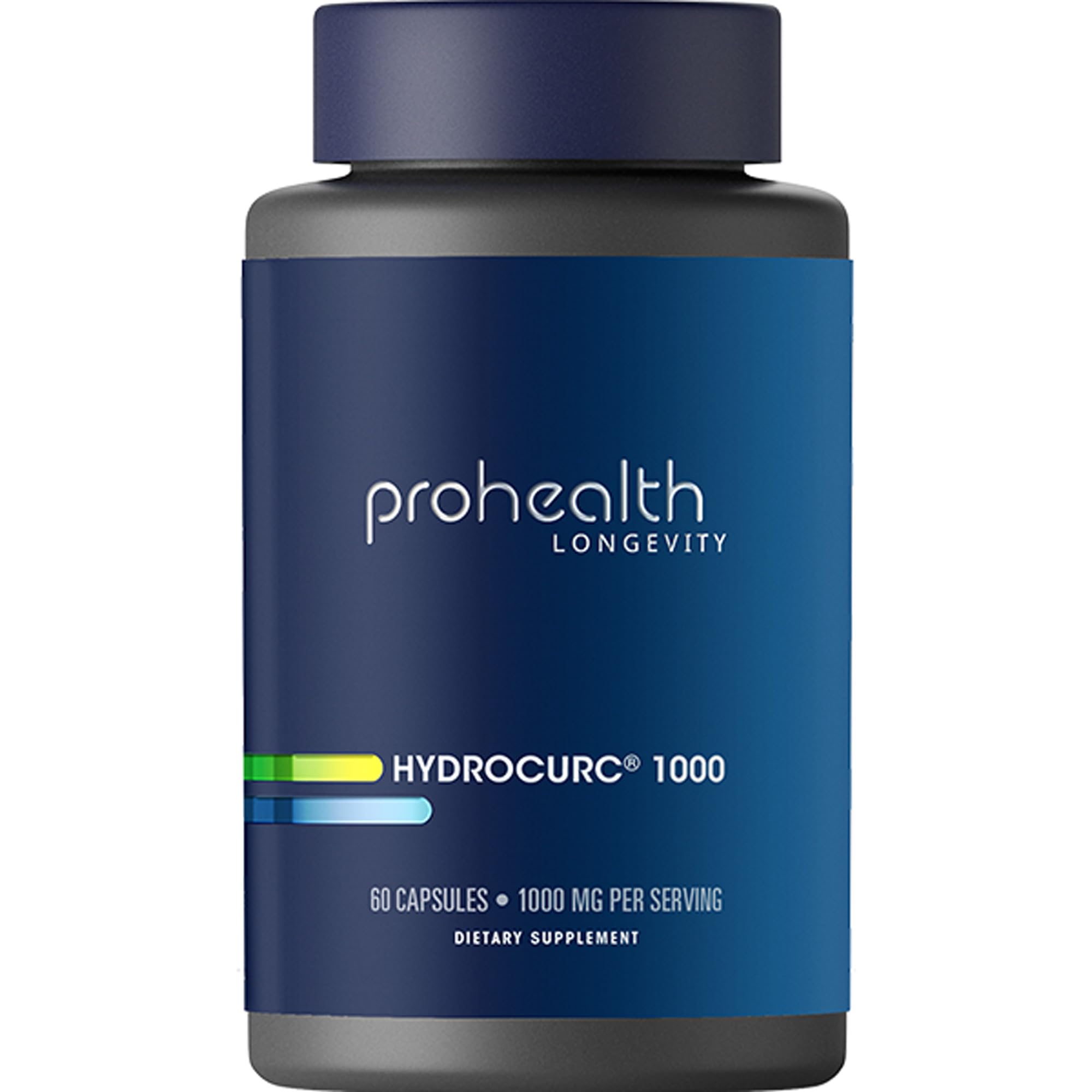 ProHealth HydroCurc bottle front emphasizing high bioavailability for cognitive support.