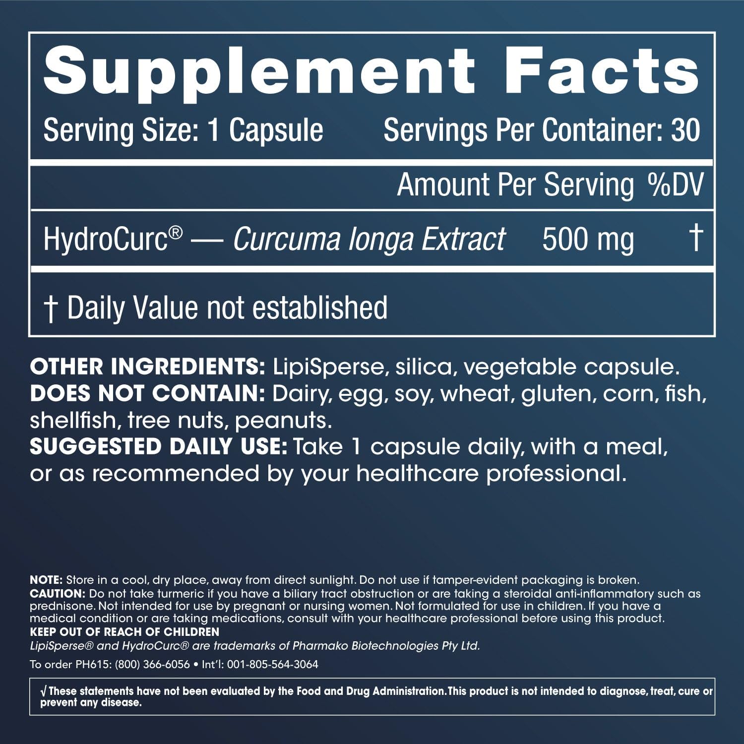 HydroCurc capsules close-up highlighting cold-water dispersible formula