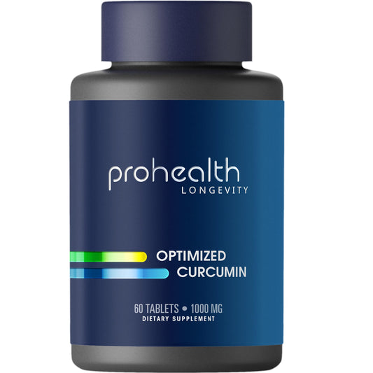 ProHealth Longevity Curcumin Longvida bottle front view for joint support