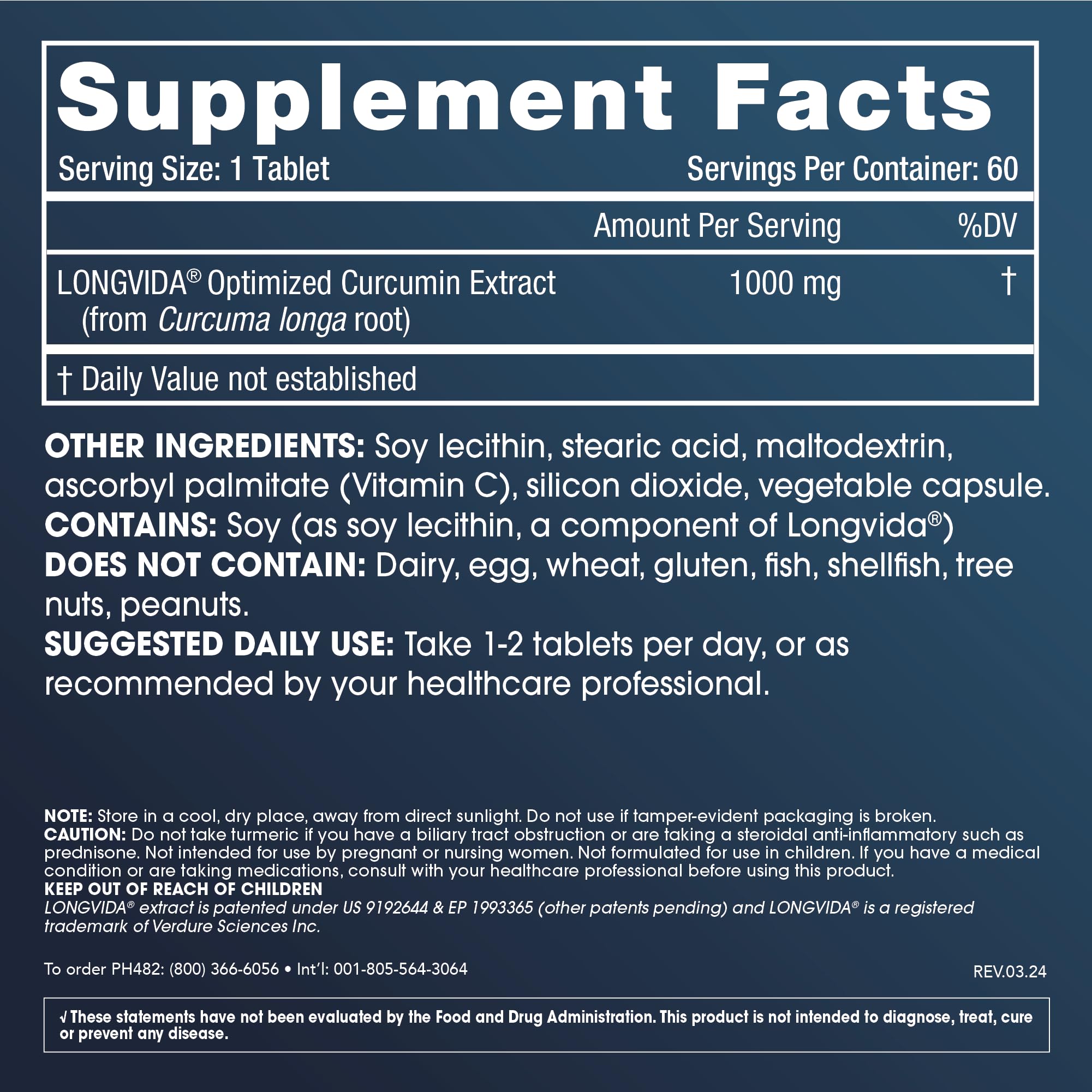 ProHealth Longevity Curcumin Longvida tablets close-up for everyday flexibility
