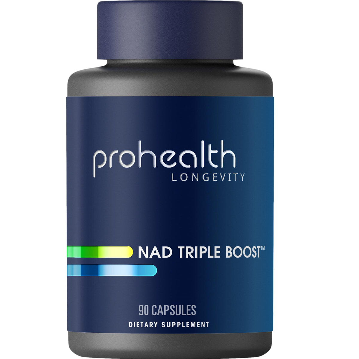 ProHealth NAD Triple Boost bottle showing label and product name for easy reference