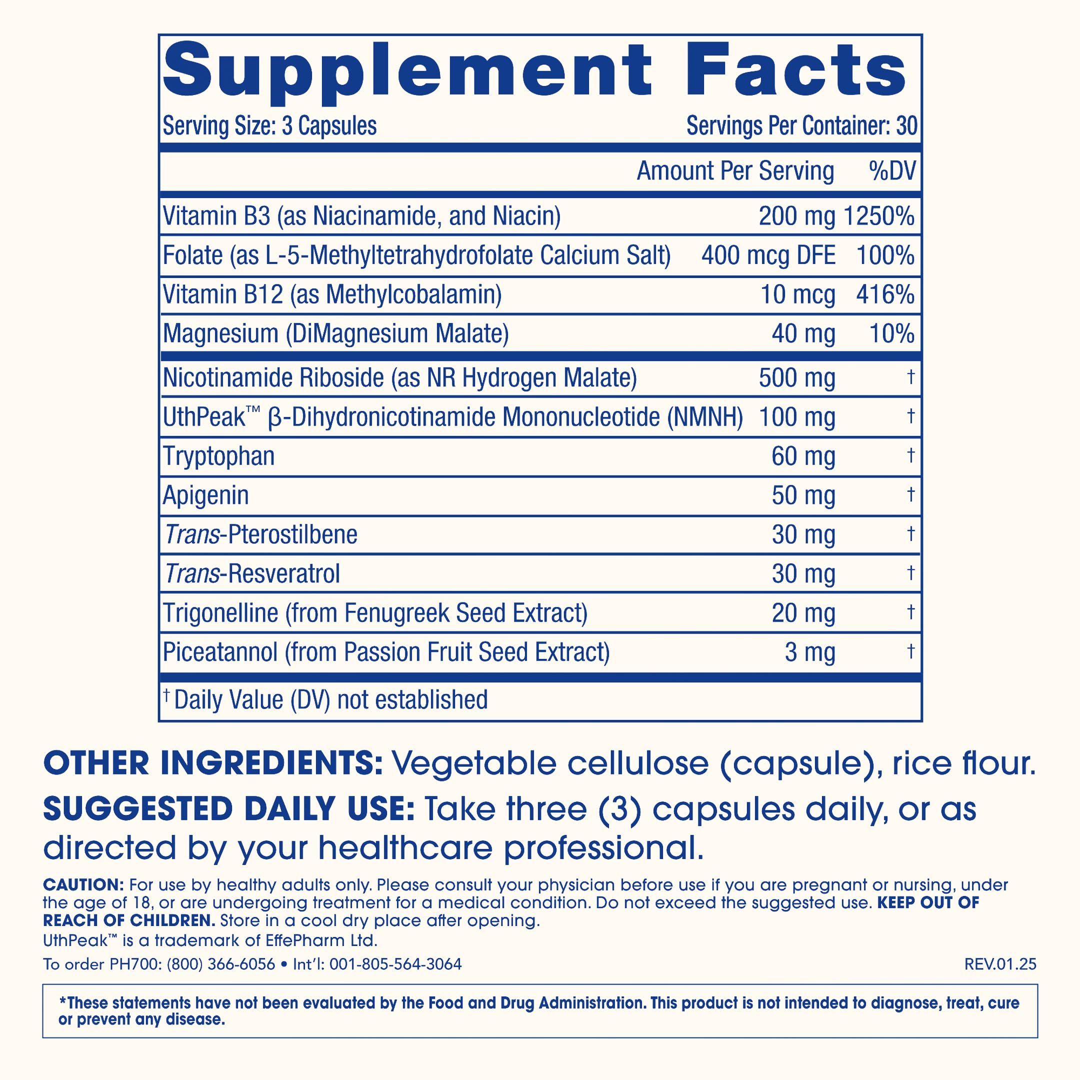 ProHealth NAD Triple Boost pouring capsules into a glass
