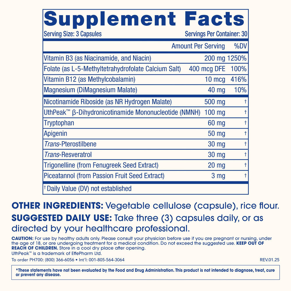 ProHealth NAD Triple Boost pouring capsules into a glass