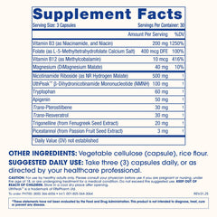 ProHealth NAD Triple Boost pouring capsules into a glass