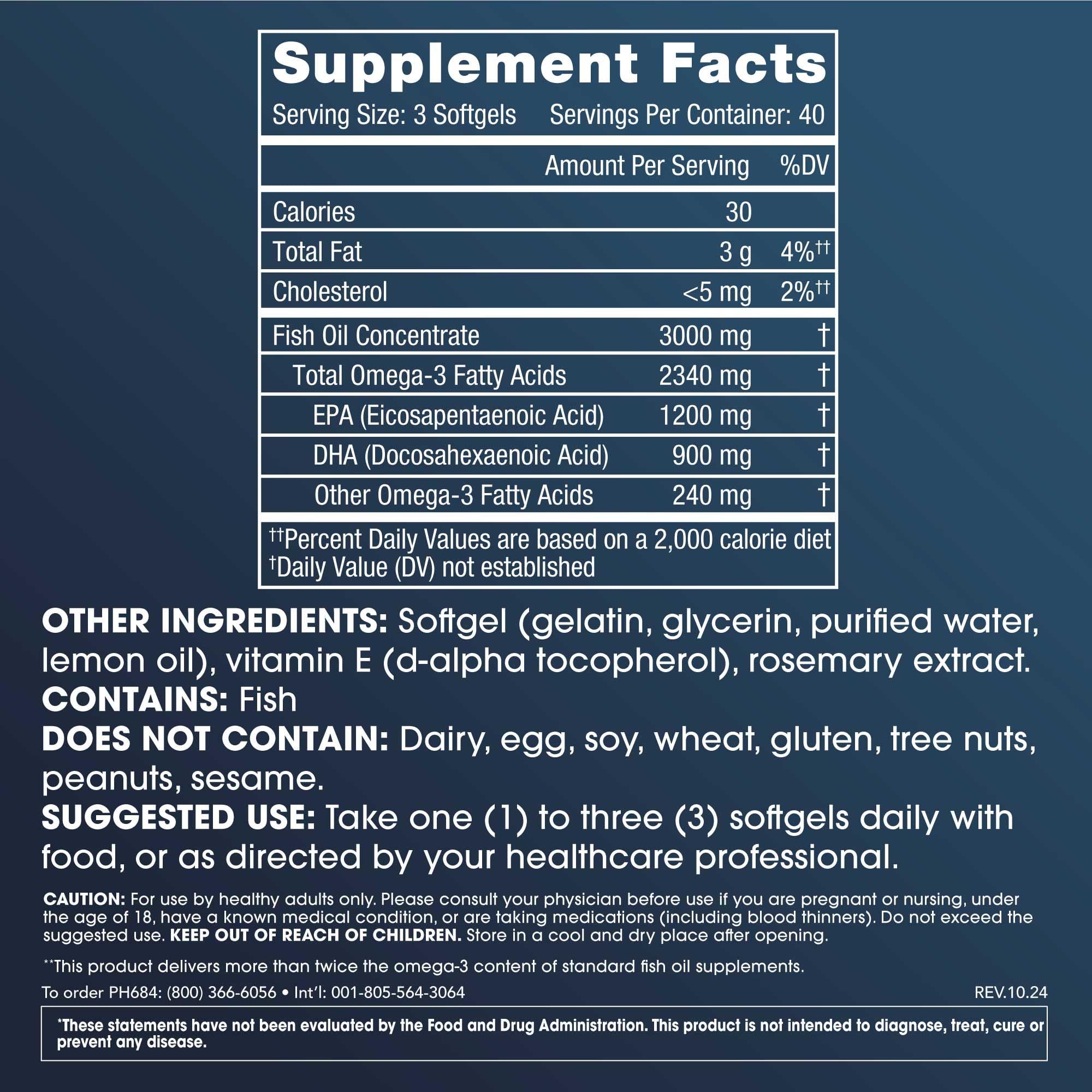 Close-up of ProHealth Omega-3 softgels, golden capsules signaling potency.