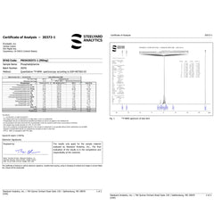 ProHealth Phosphatidylserine label conveys quality and GMP testing