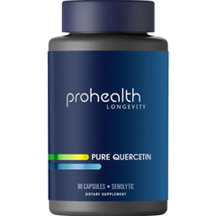 ProHealth Pure Quercetin 500 mg bottle for daily use and trusted quality.