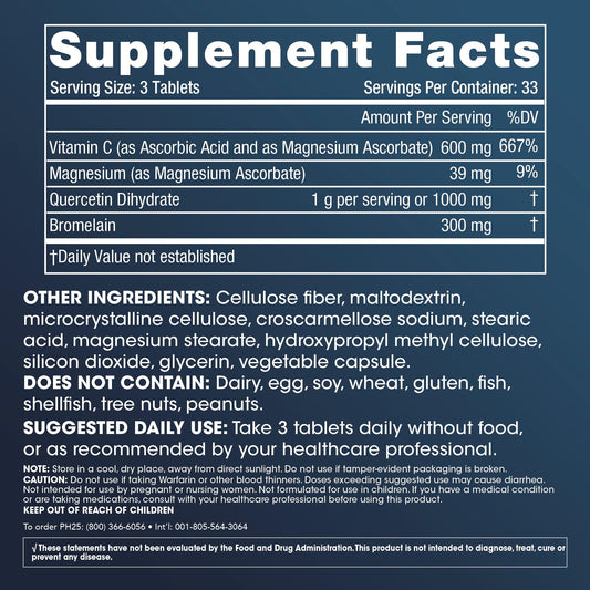Capsule close-up of ProHealth Quercetin & Bromelain Complex highlights easy absorption