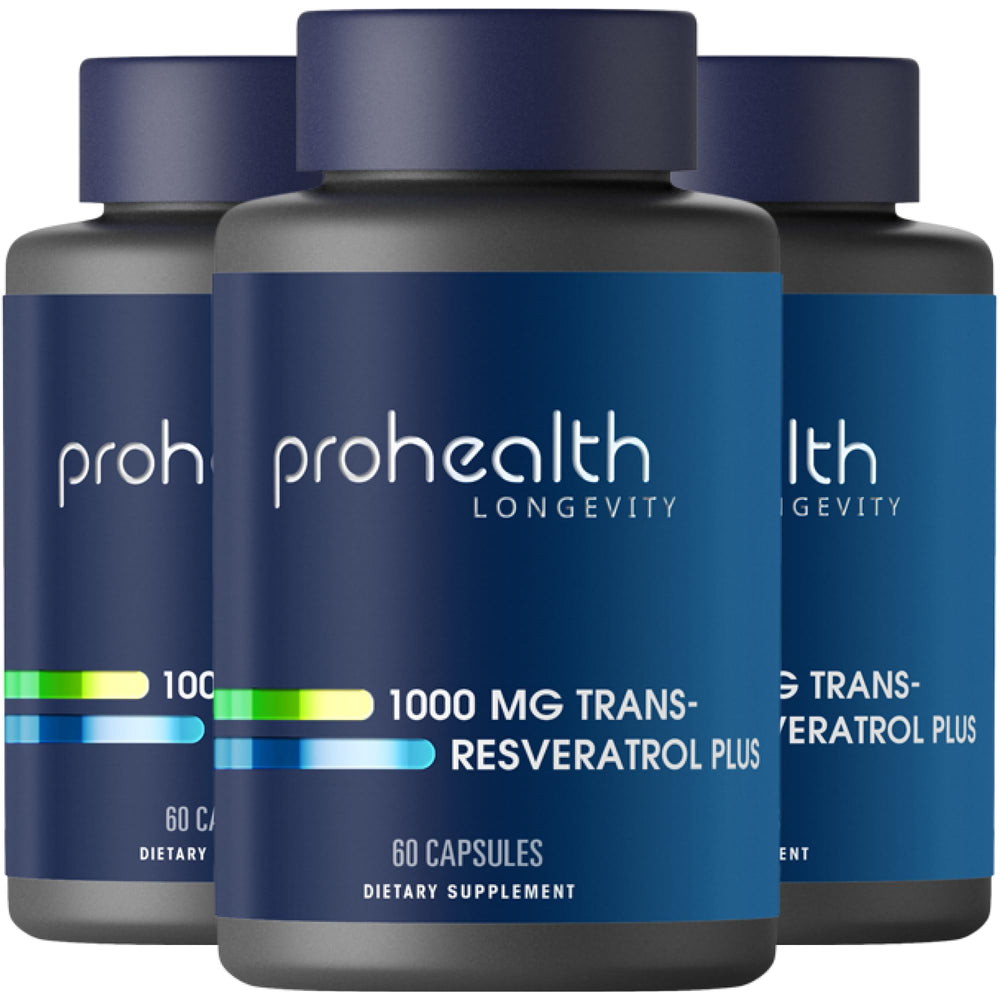 ProHealth Trans Resveratrol bottle front for daily wellness routine