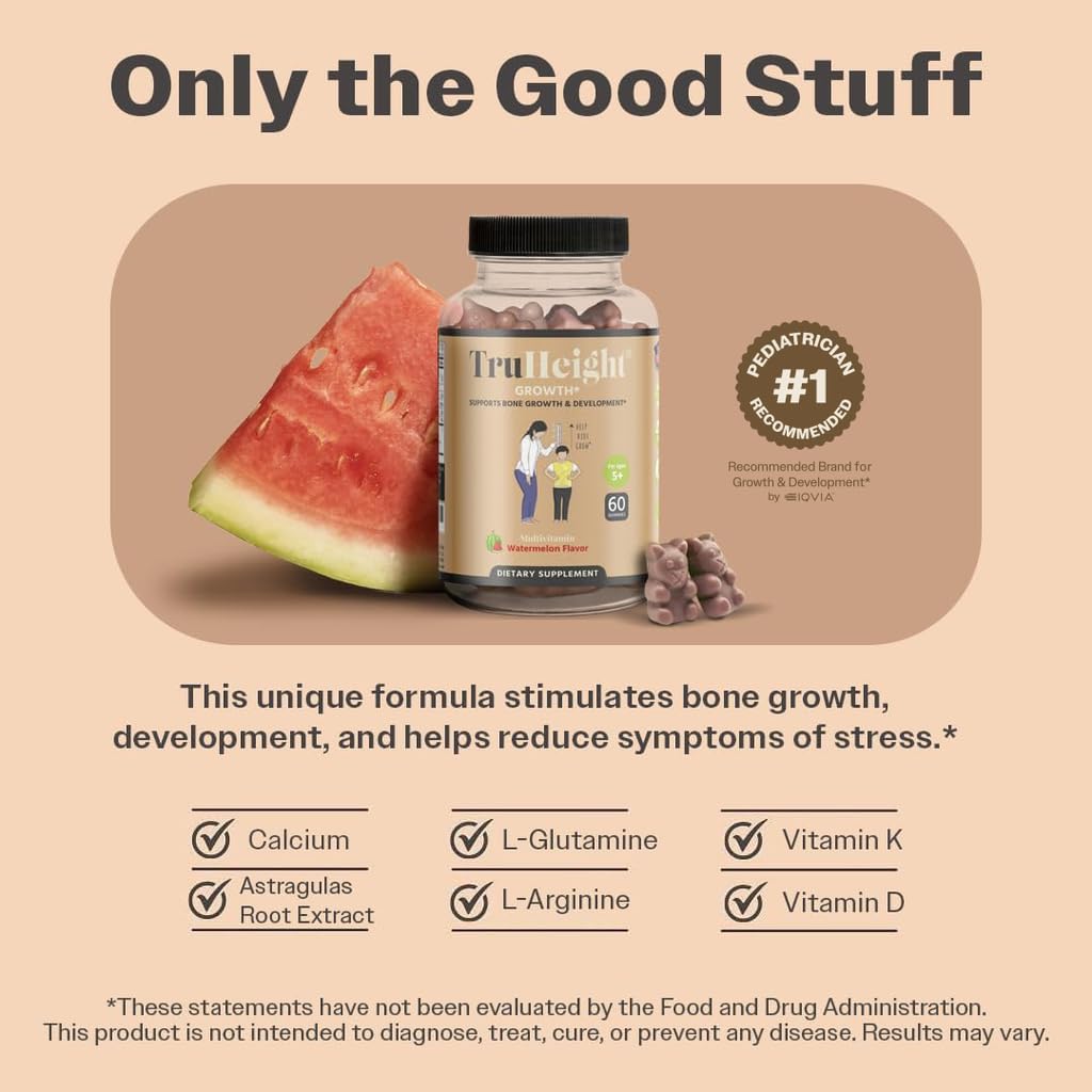 ProHeight TruHeight Growth Gummies Ashwagandha blend highlight natural wellness.