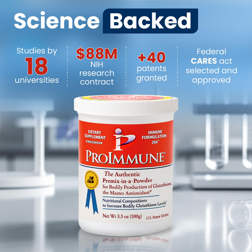 ProImmune Glutathione 2-month supply packaging for sustained use