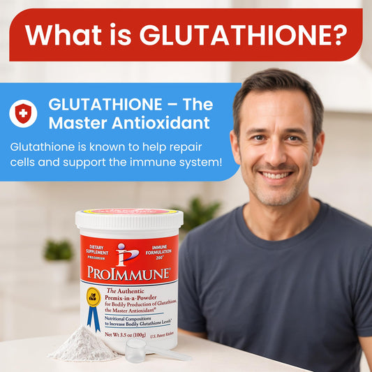 ProImmune Glutathione powder scoop for easy daily dosing