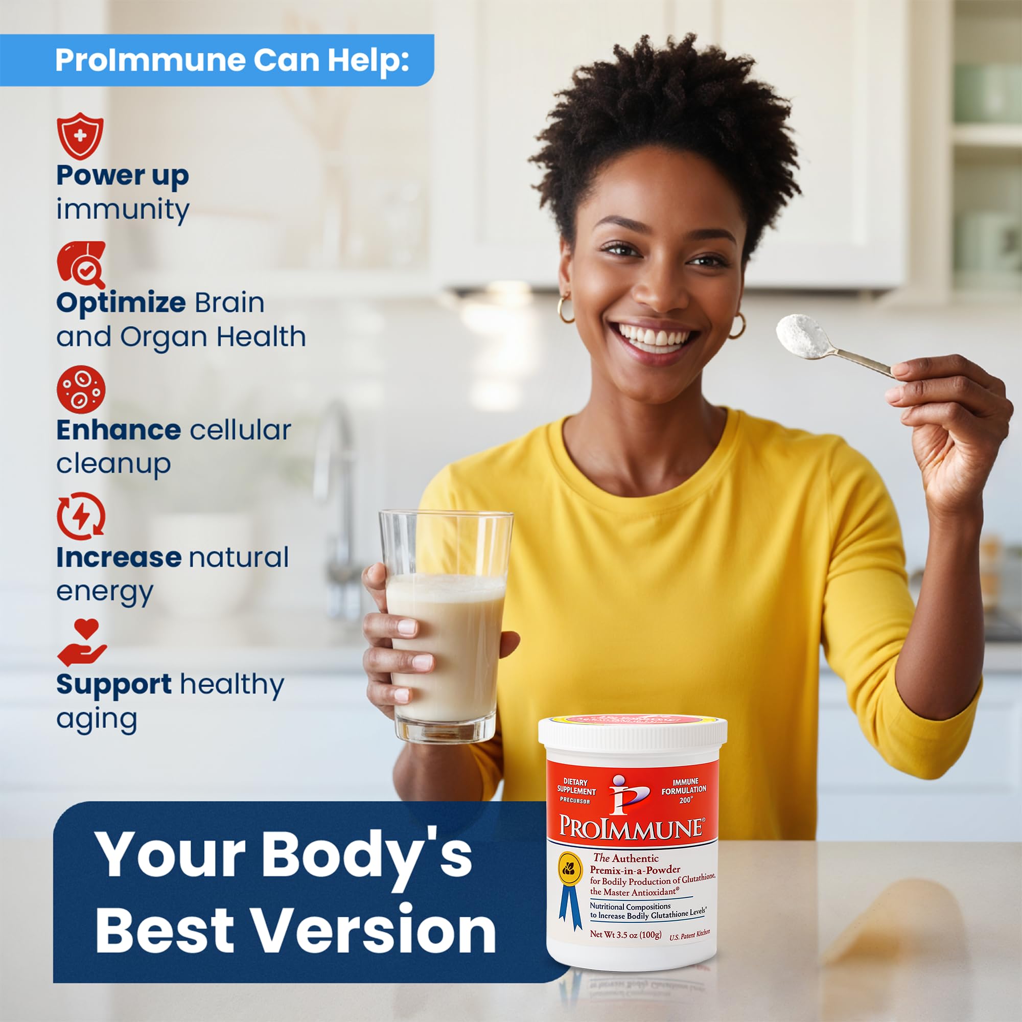 ProImmune Glutathione product made in the USA