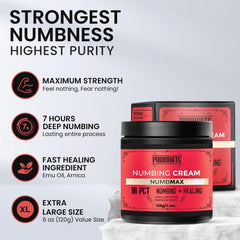 Proinnate NumbMax 120 g jar showcased as value size for home use