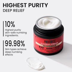 Arnica and Emu Oil in Proinnate NumbMax packaging highlighting soothing ingredients
