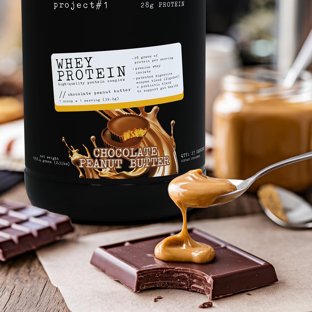 Project 1 Whey Protein Plus Vanilla Cake Batter packaging emphasizing mixability.